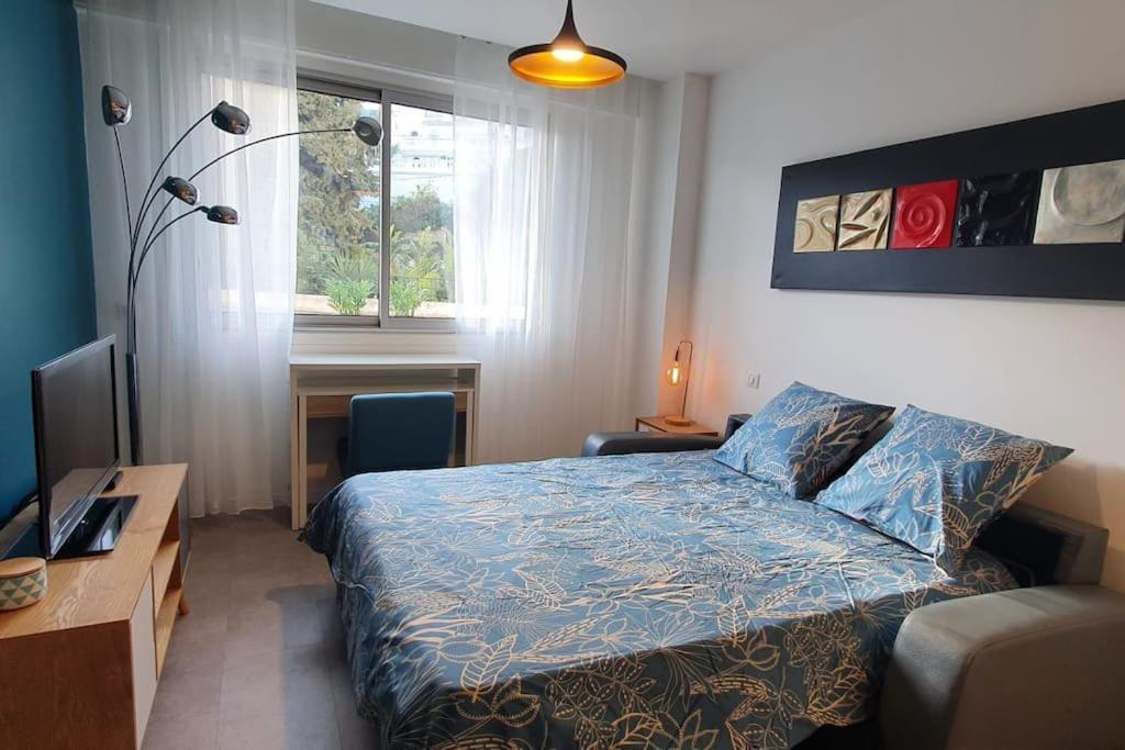 Bd Grosso Apt 4 Prs, 300M Plage, Clim, Parking Nice Exterior foto