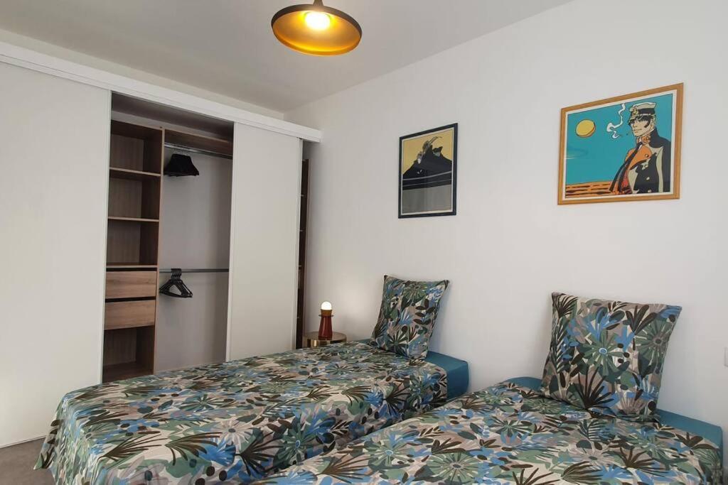 Bd Grosso Apt 4 Prs, 300M Plage, Clim, Parking Nice Exterior foto